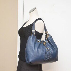 Michael Kors Navy Blue Shoulder Bag